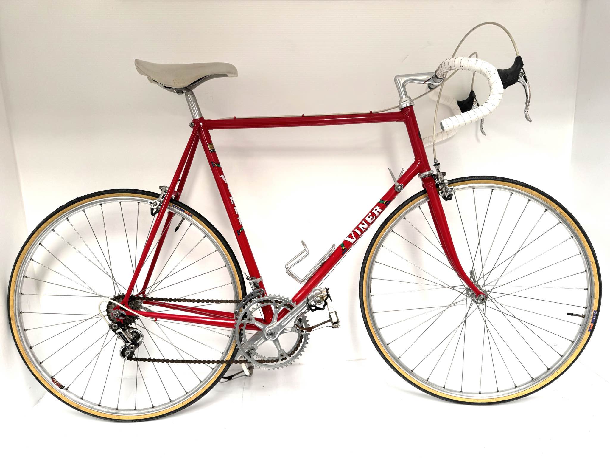1980s Viner time trial bike with mixed components