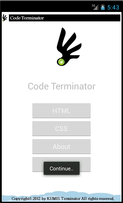 Code terminator