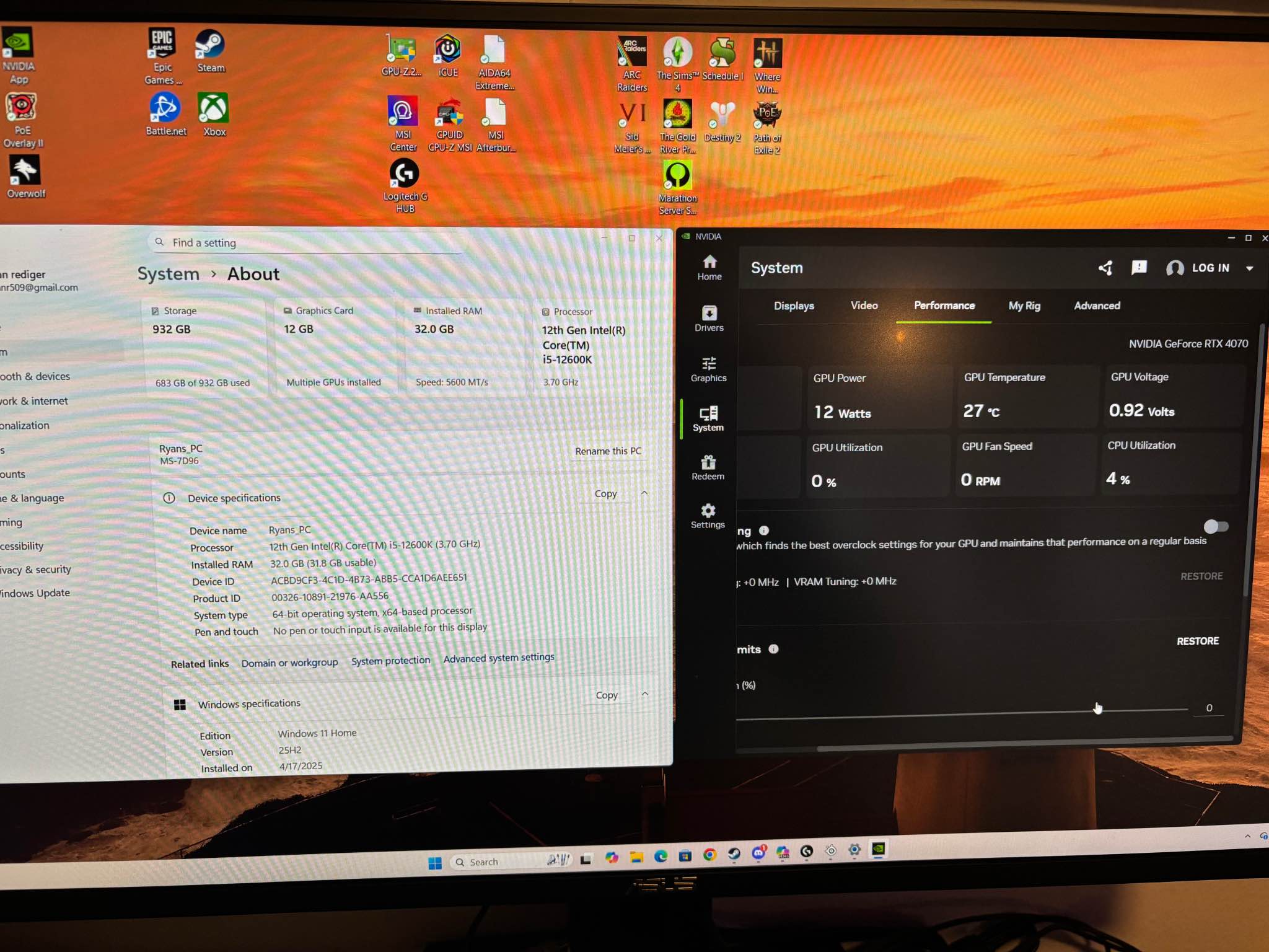 Gaming PC RTX 4070 - Desktop Computers - East Wenatchee, Washington ...