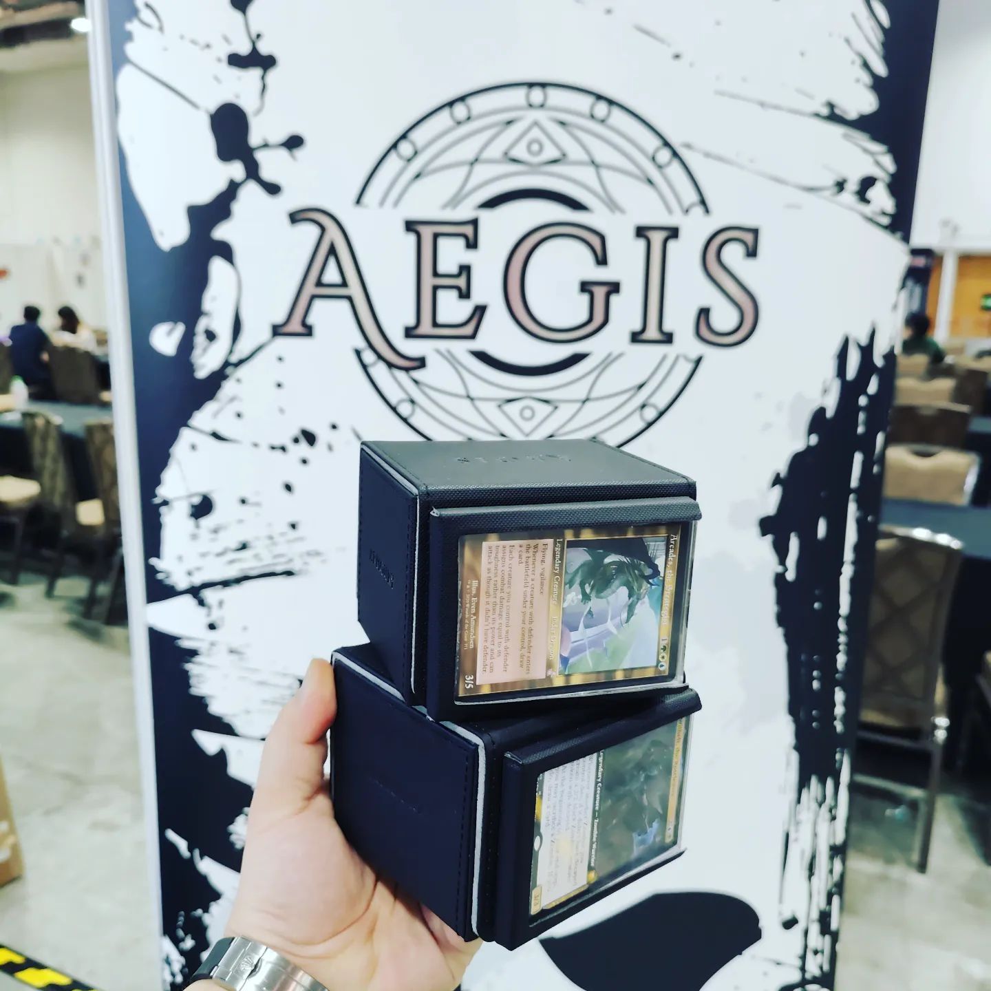 Arisanna Herbalist Prodigy deck box for Grand Archive TCG