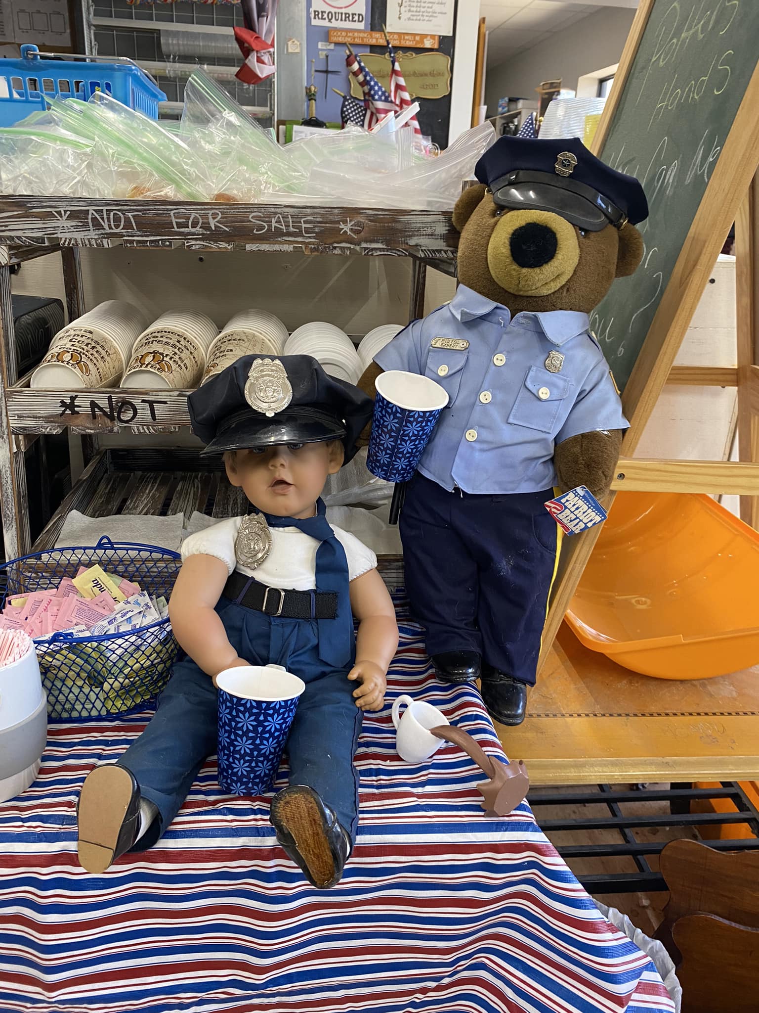 Uptown Threads - Happy National coffee with a cop day....