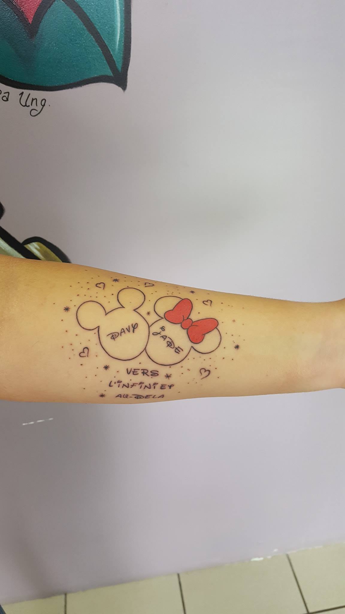Tatouage Tete Mickey Et Minnie