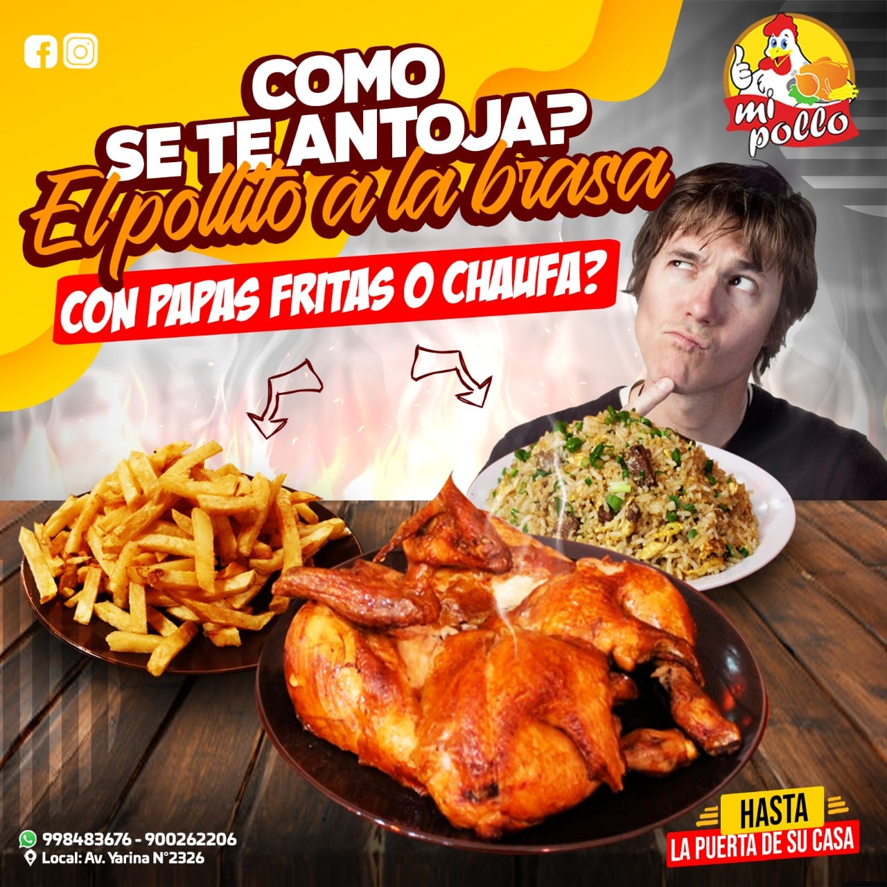 Cómo se te antoja tu Pollito Con... - Polleria MI Pollo | Facebook