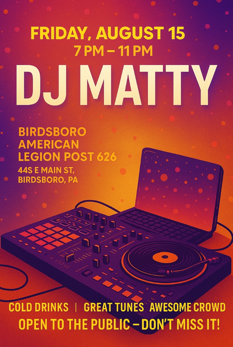 DJ Matty at the Legion