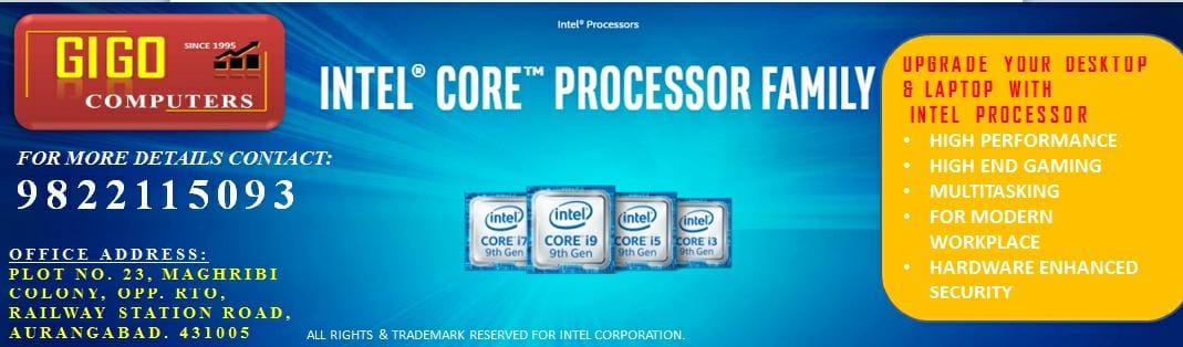 GIGO Computers - Upgrade your PC with Intel processor for... | Facebook