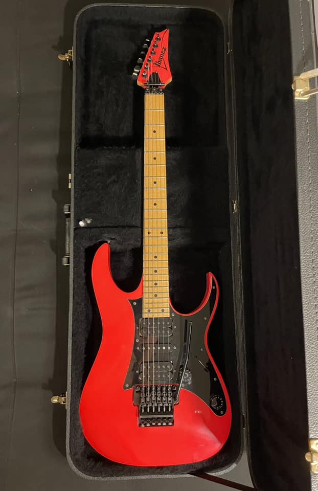 1987 Ibanez RG550 Road Flare Red Guitar