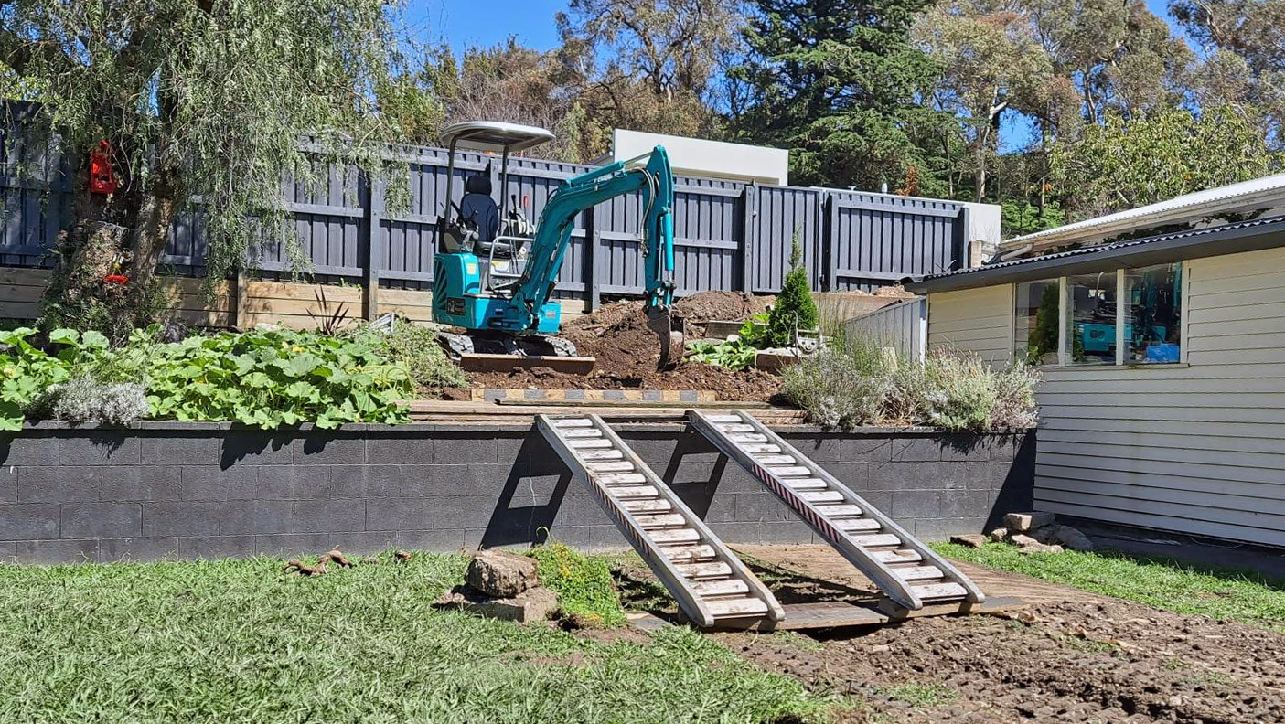 Tradie Projects - A recent job involved digging a trench...