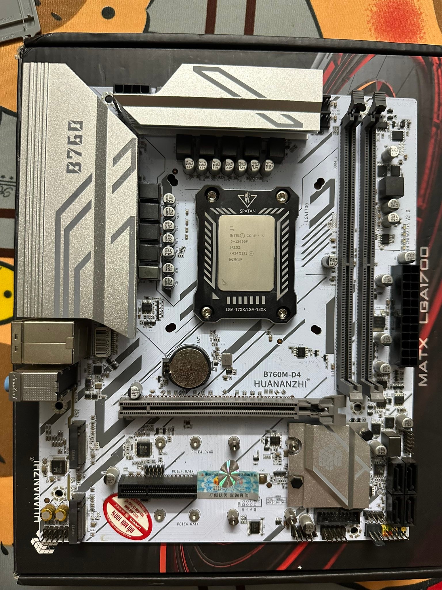 ASRock B760M Pro RS/D4 mainboard with i5 13400F CPU