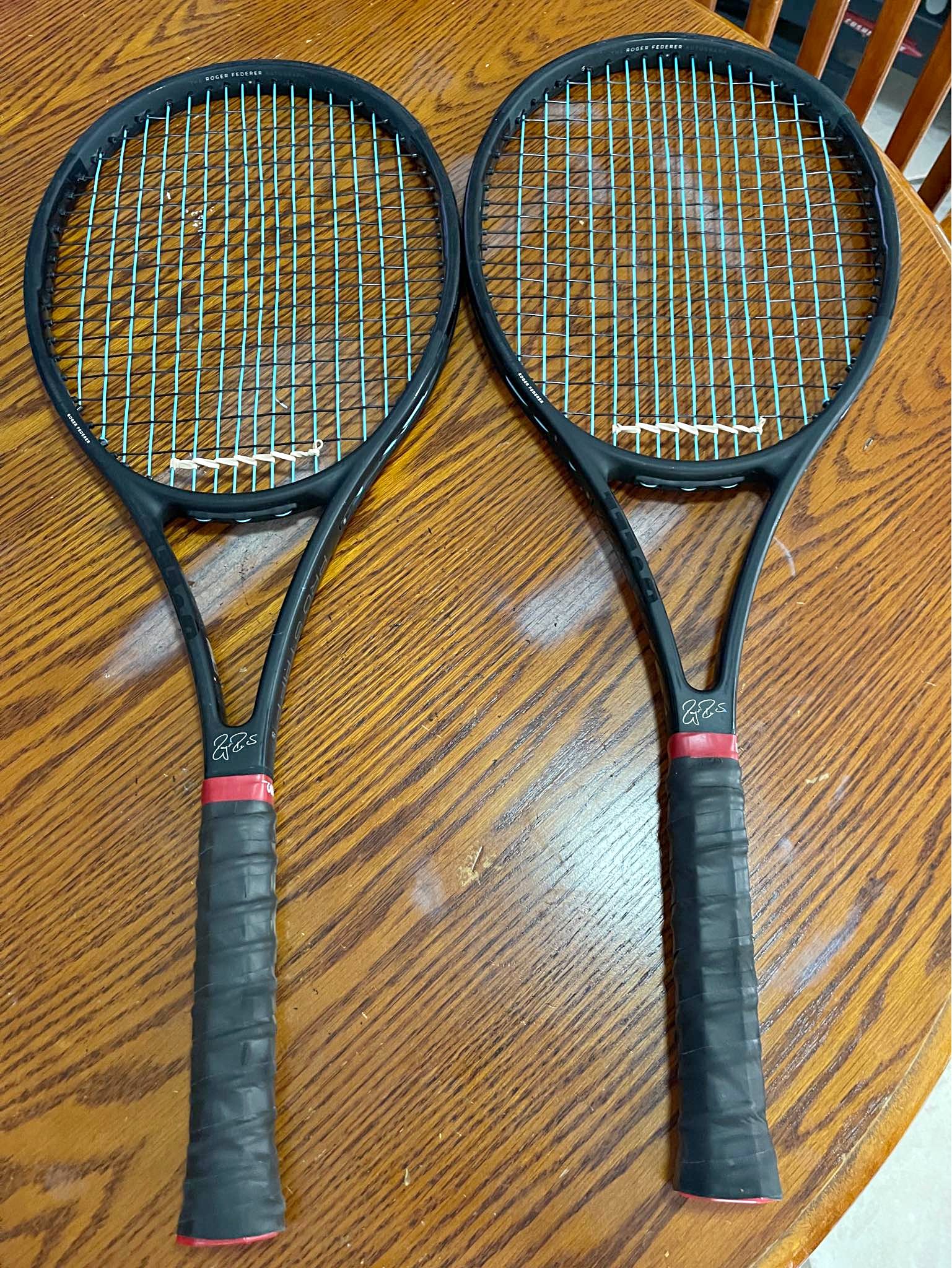 2 Wilson RF racquets with signatures - Tennis Racquets - Carrollton ...