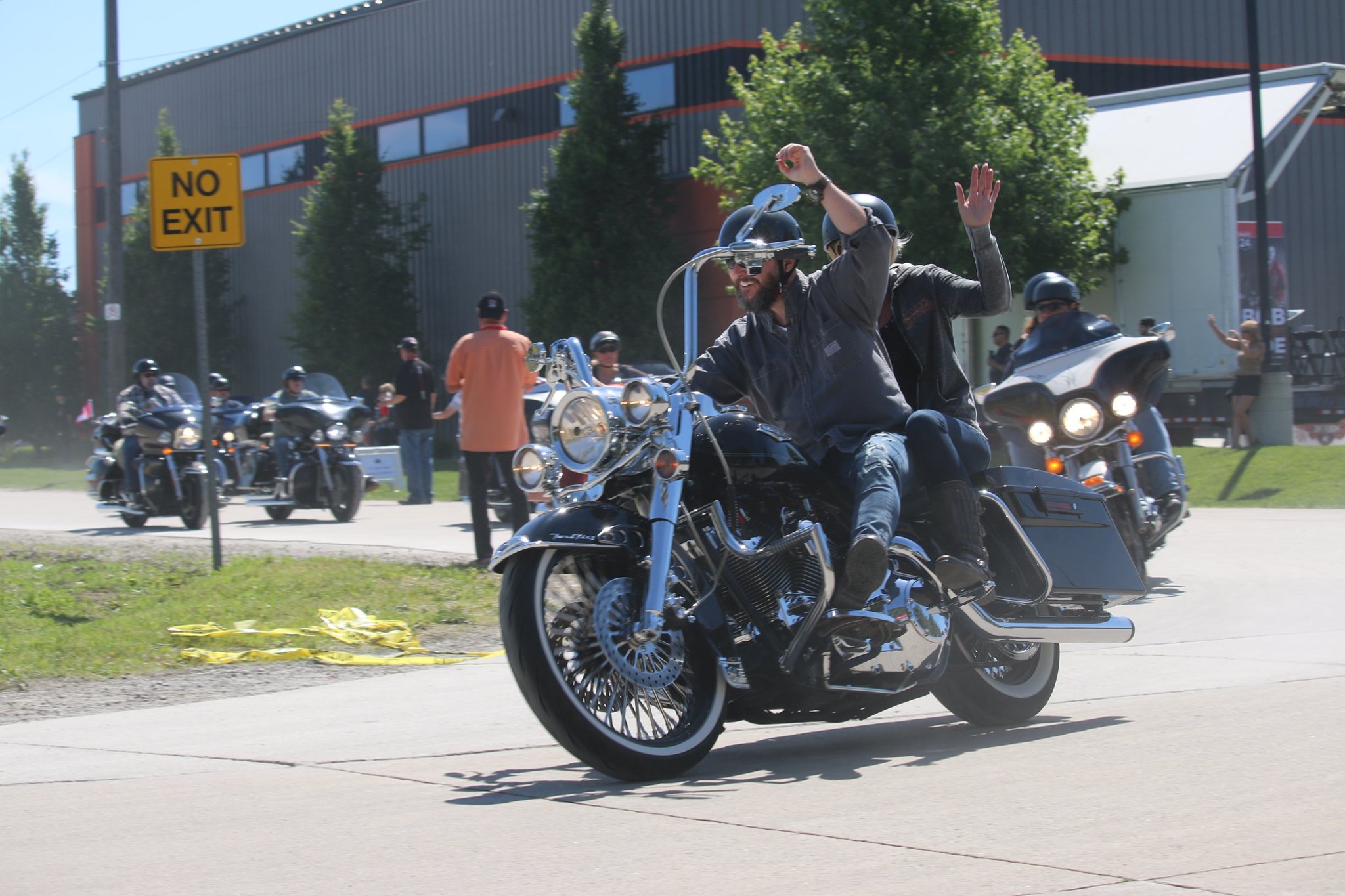 We're happiest when we're on the back... - Bob Probert Ride