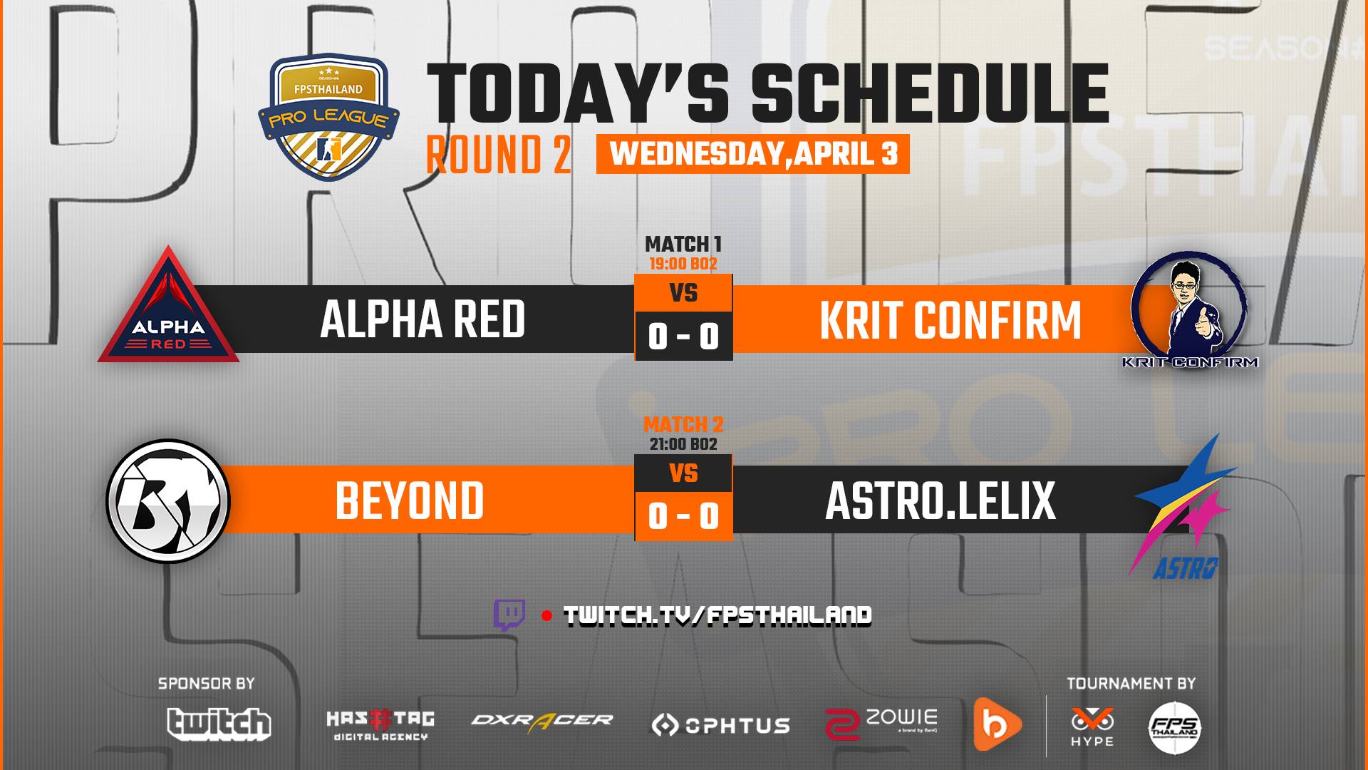 FPSThailand.com - 🔥🔥 Round 2 รายการ CSGO PROLEAGUE Season...