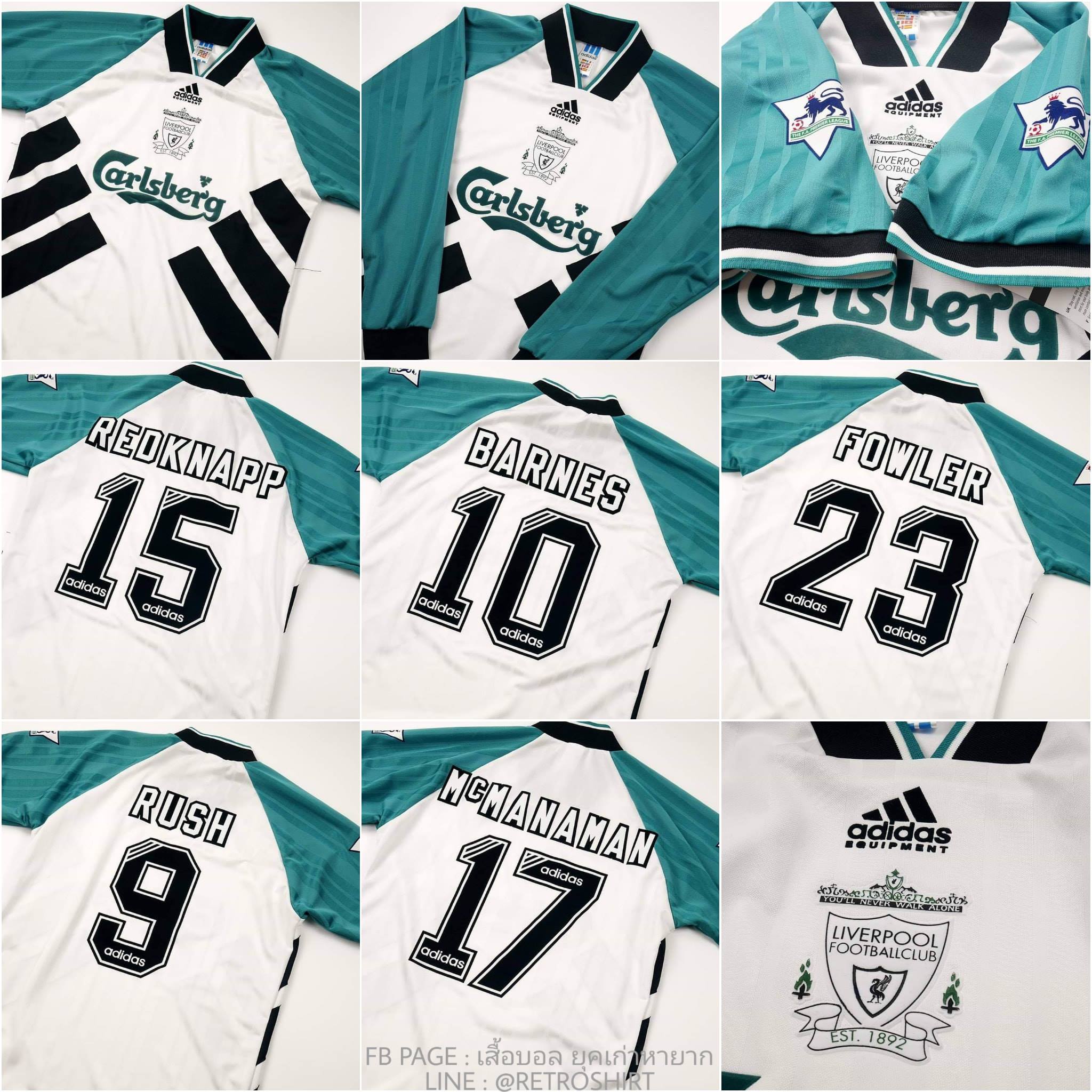 LIVERPOOL HOME/AWAY 1993-93, NAME SET