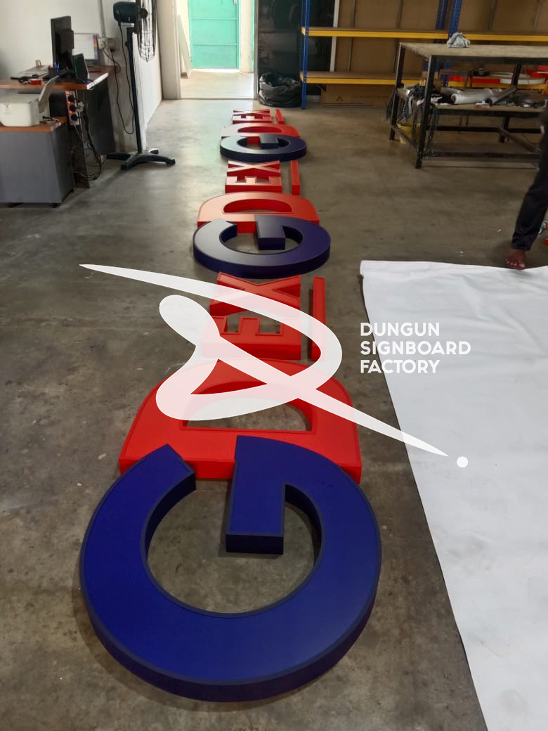 NAK BUAT SIGNBOARD TULISAN... - Dungun Signboard Factory