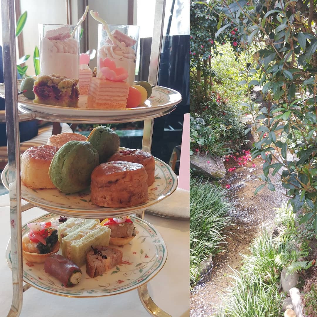 Japan et moi - Sakura afternoon tea and a garden stroll at Hotel ...