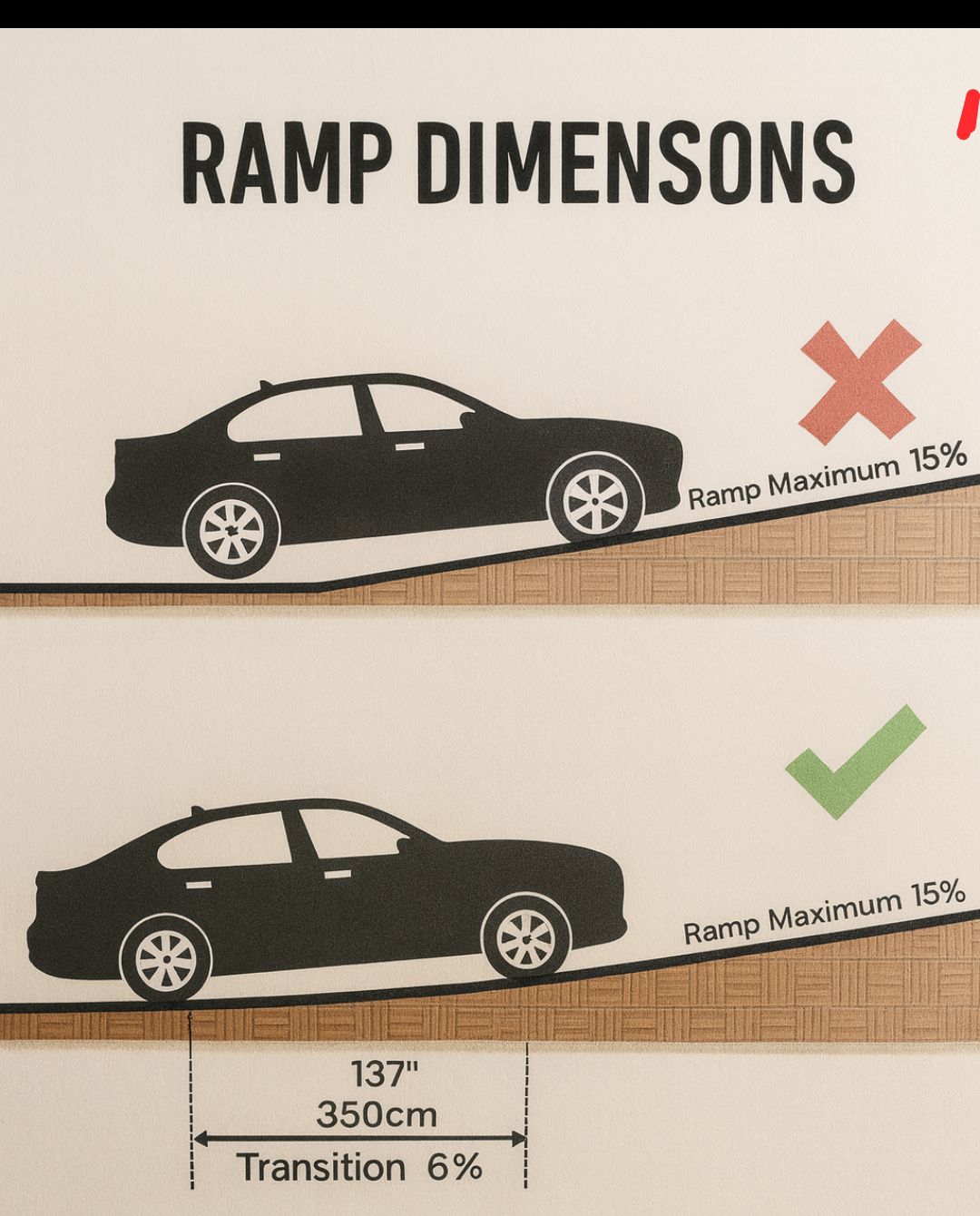 “Safe Ramp Angle Guide 🚗 ” | Facebook