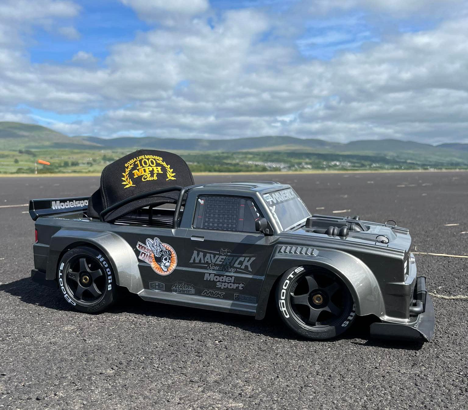 SpeedTek RC Pool Completo Ad Alta Velocit&agrave; 30T Per Maverick QuantumR Flux &ndash; Nero, 1:8