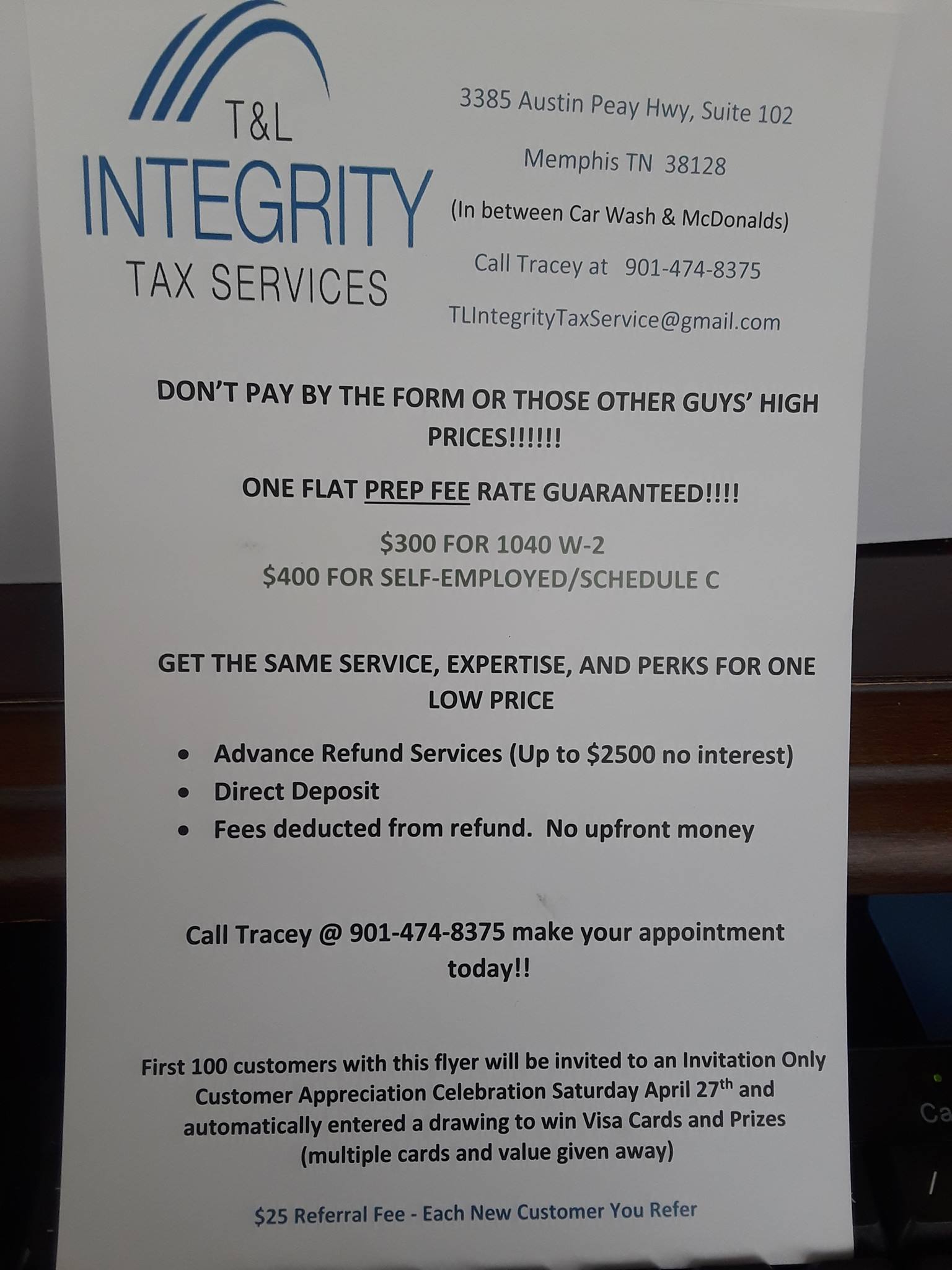 T&L Integrity Tax Service | Memphis TN