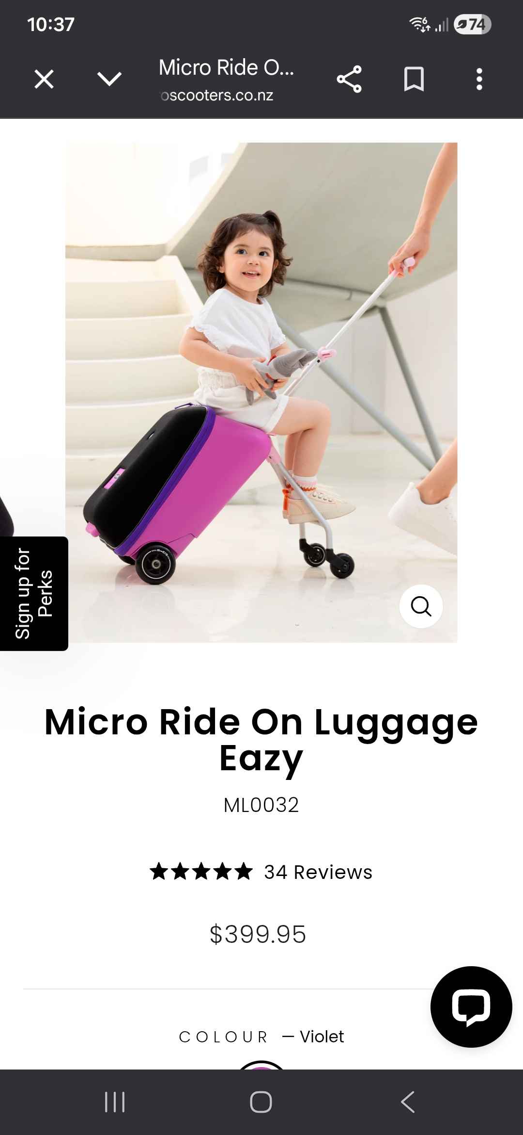 Micro rider on luggage - Carry On Luggage - Auckland, New Zealand ...