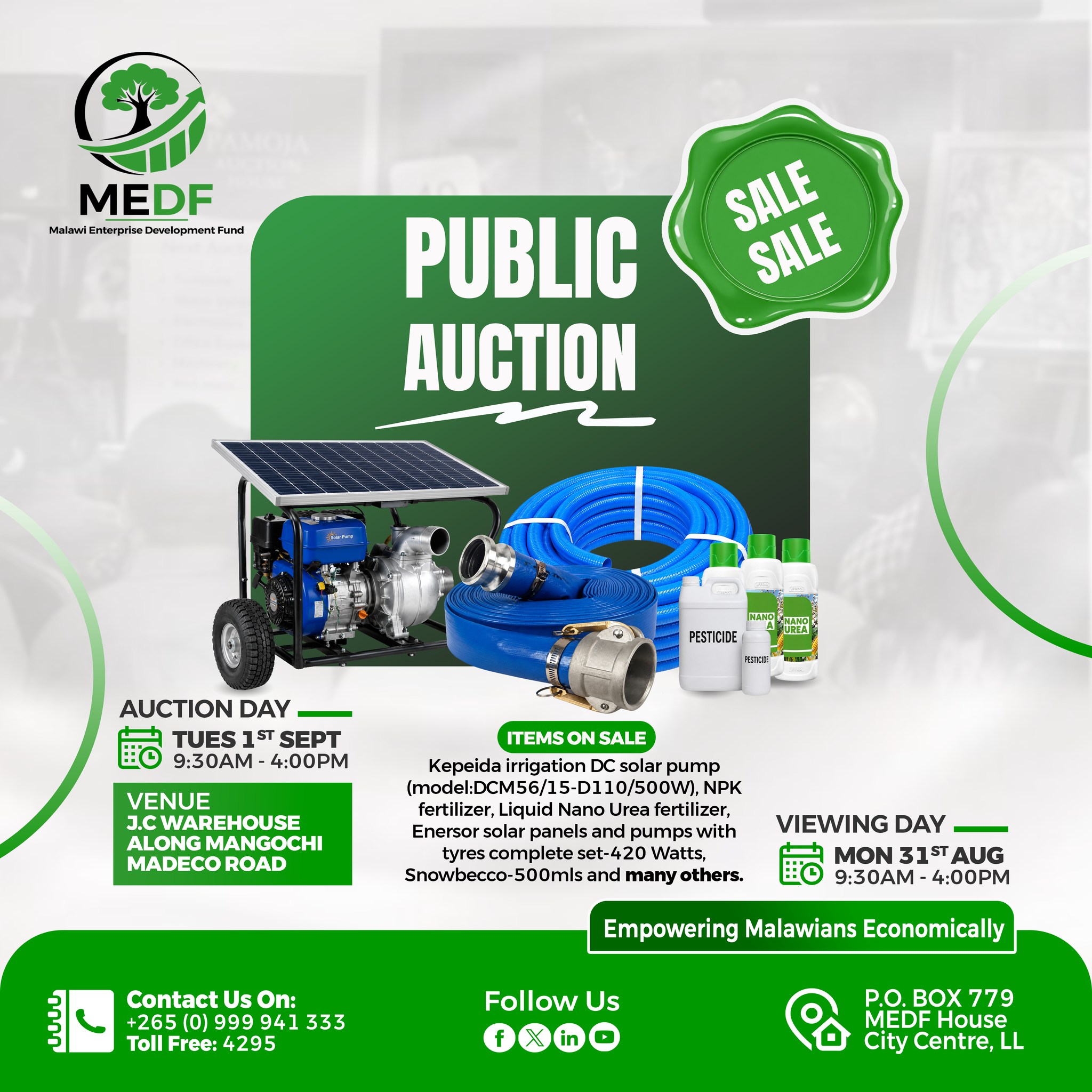 📢 𝐌𝐄𝐃𝐅 𝐏𝐔𝐁𝐋𝐈𝐂 𝐀𝐔𝐂𝐓𝐈𝐎𝐍 – 𝐄𝐀𝐒𝐓𝐄𝐑𝐍