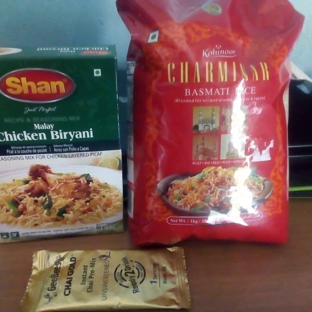 BIO - Paket basmati rice Beras Charminar netto 1 kg 1 bungkus bumbu ...