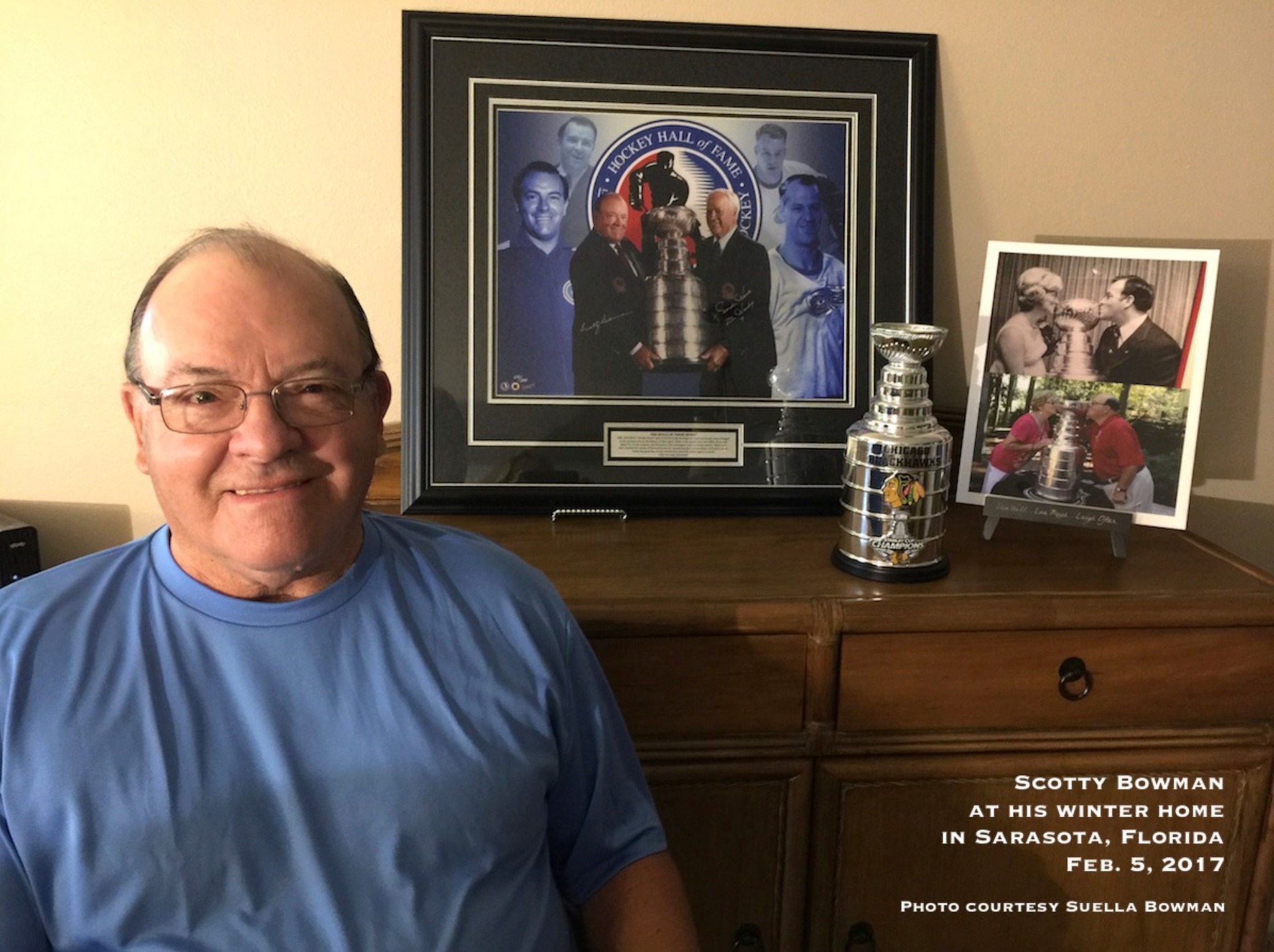 Dave - Scotty Bowman at his winter home in Sarasota, Floriday, 2017 ...