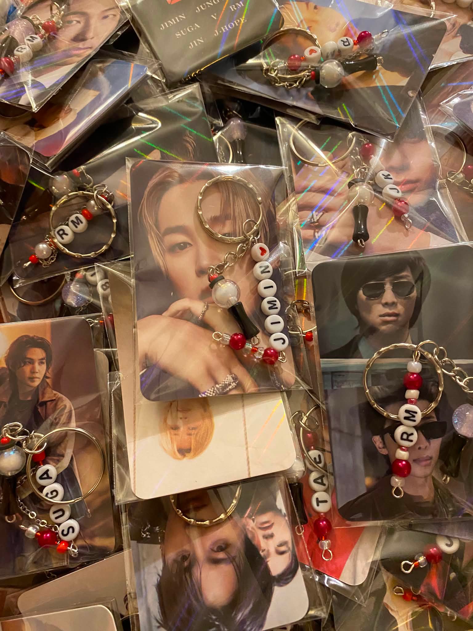 Free BTS keychains at gate 1 in Toronto, ON