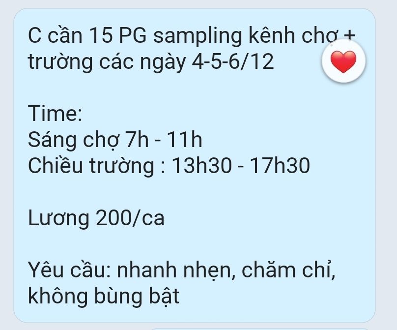 TUYỂN DỤNG PG EVENT, SAMPLING, INLINE - HÀ NỘI | # 🎀 TUYỂN PG SAMPLING ...