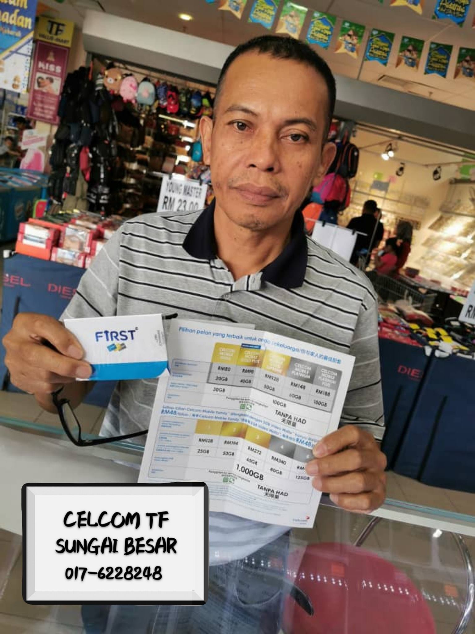 Thanks customer for supporting... - Celcom TF Sungai Besar | Facebook