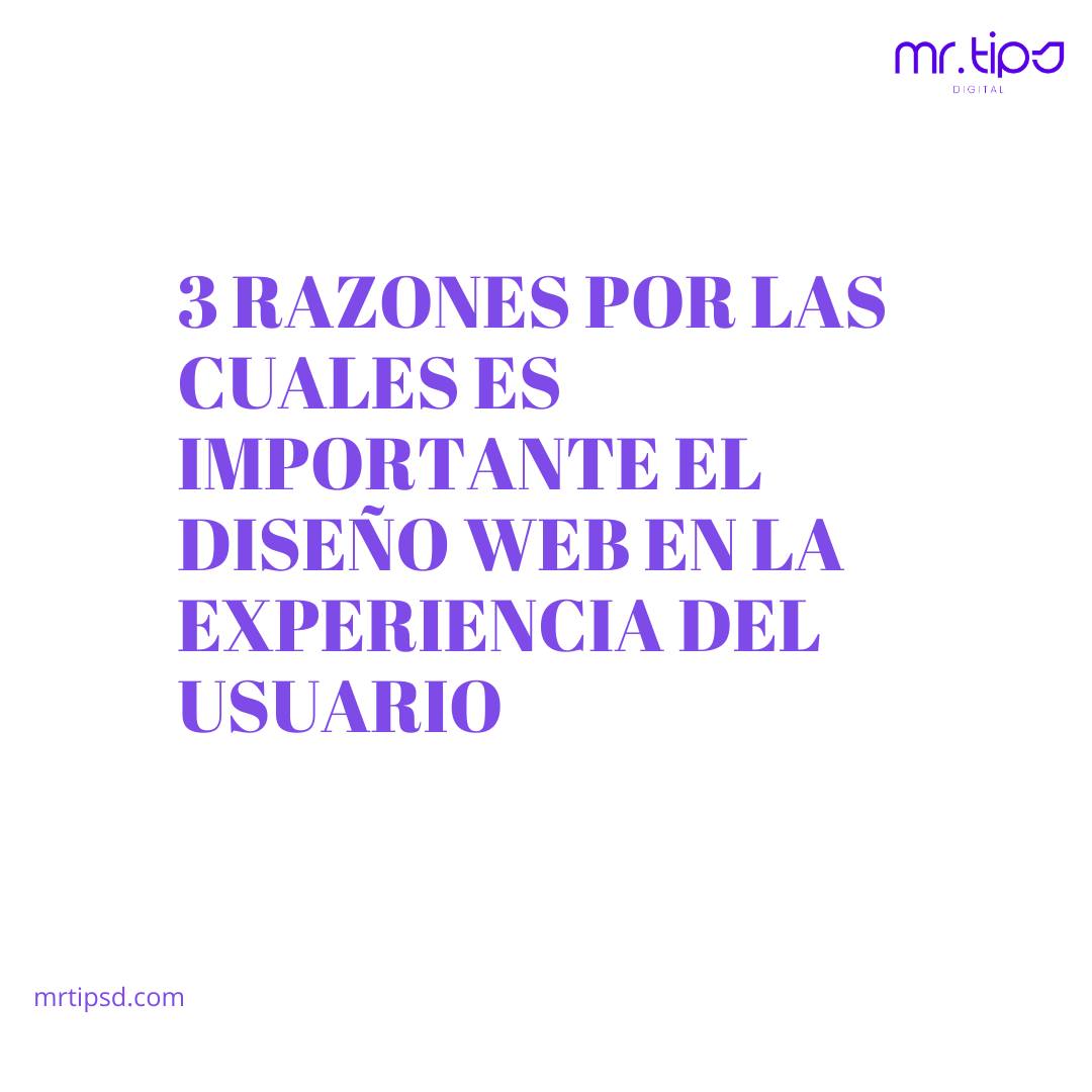 Mr. Tips - Te compartimos 3 razones por las cuales es...