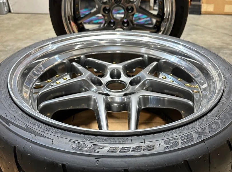 Blitz 03 BRW03 Wheels JDM 19x9.5 +30, 19x11.5 +55 Toyo R888R 265