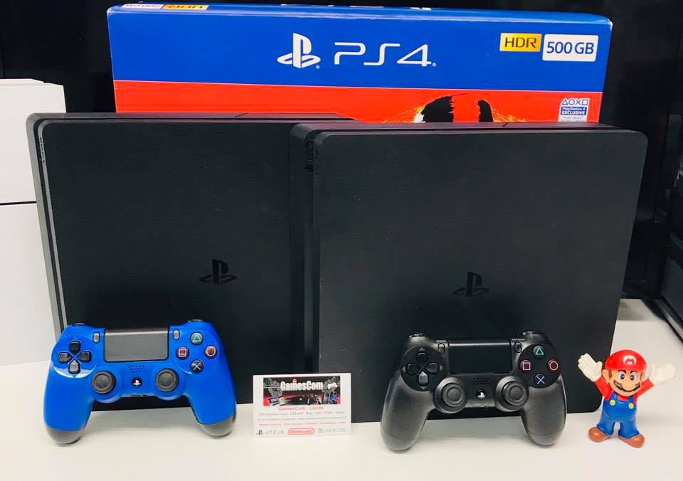 Console - PS4 Superslim Consoles 😎 PS4 500Gb Slimline + Pad + Leads - £ ...