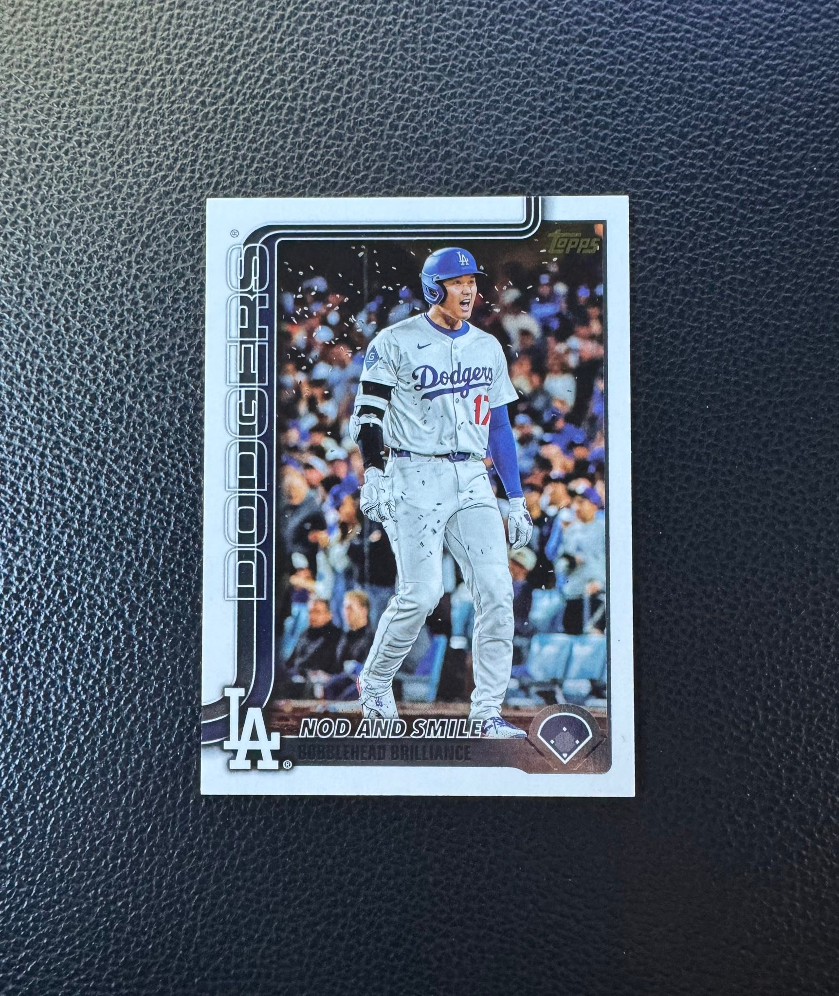 Pulled 2025 Topps Update Golden Mirror Shohei Ohtani card