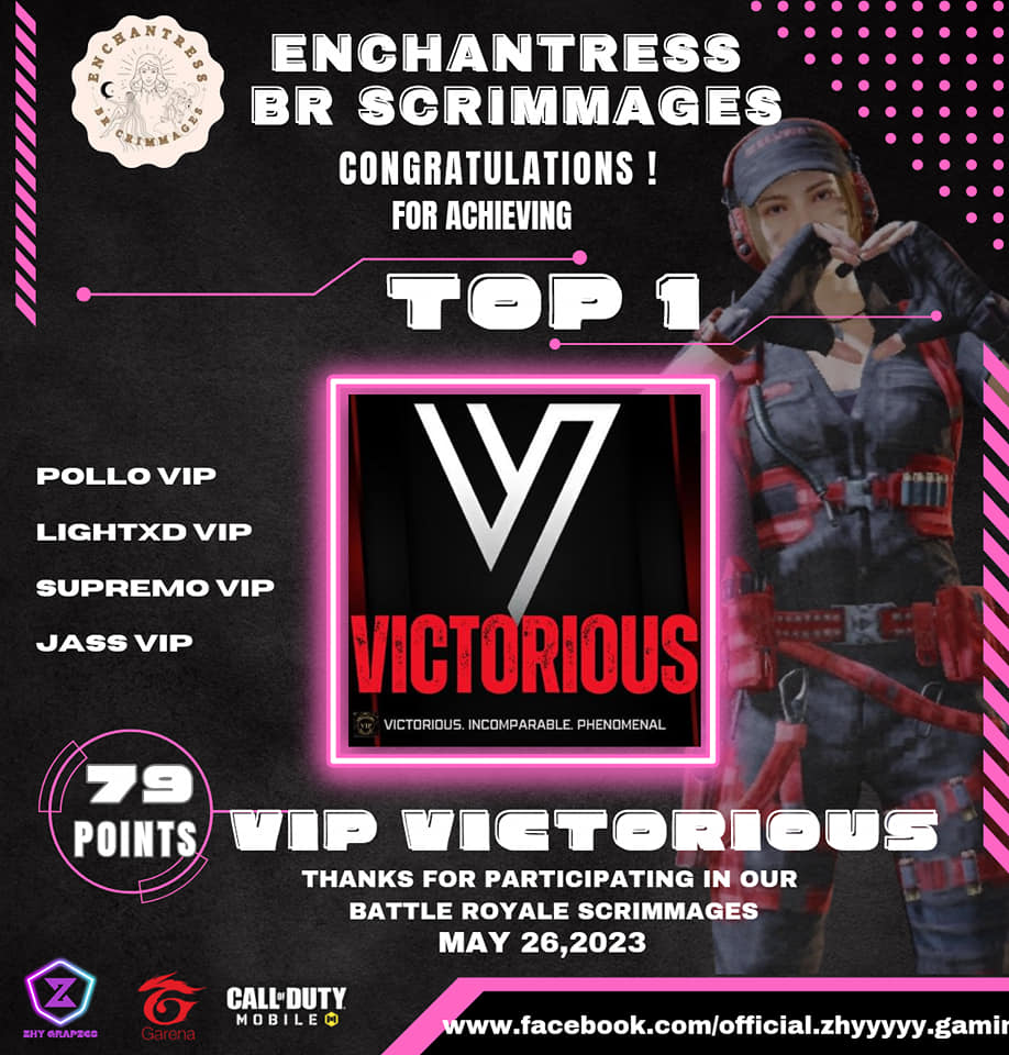 VIP Esports - Congratulations to VIP Victorious, who... | Facebook