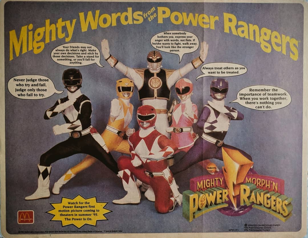 Marketing Done Right! Power Rangers “Power Coin Pack” POG