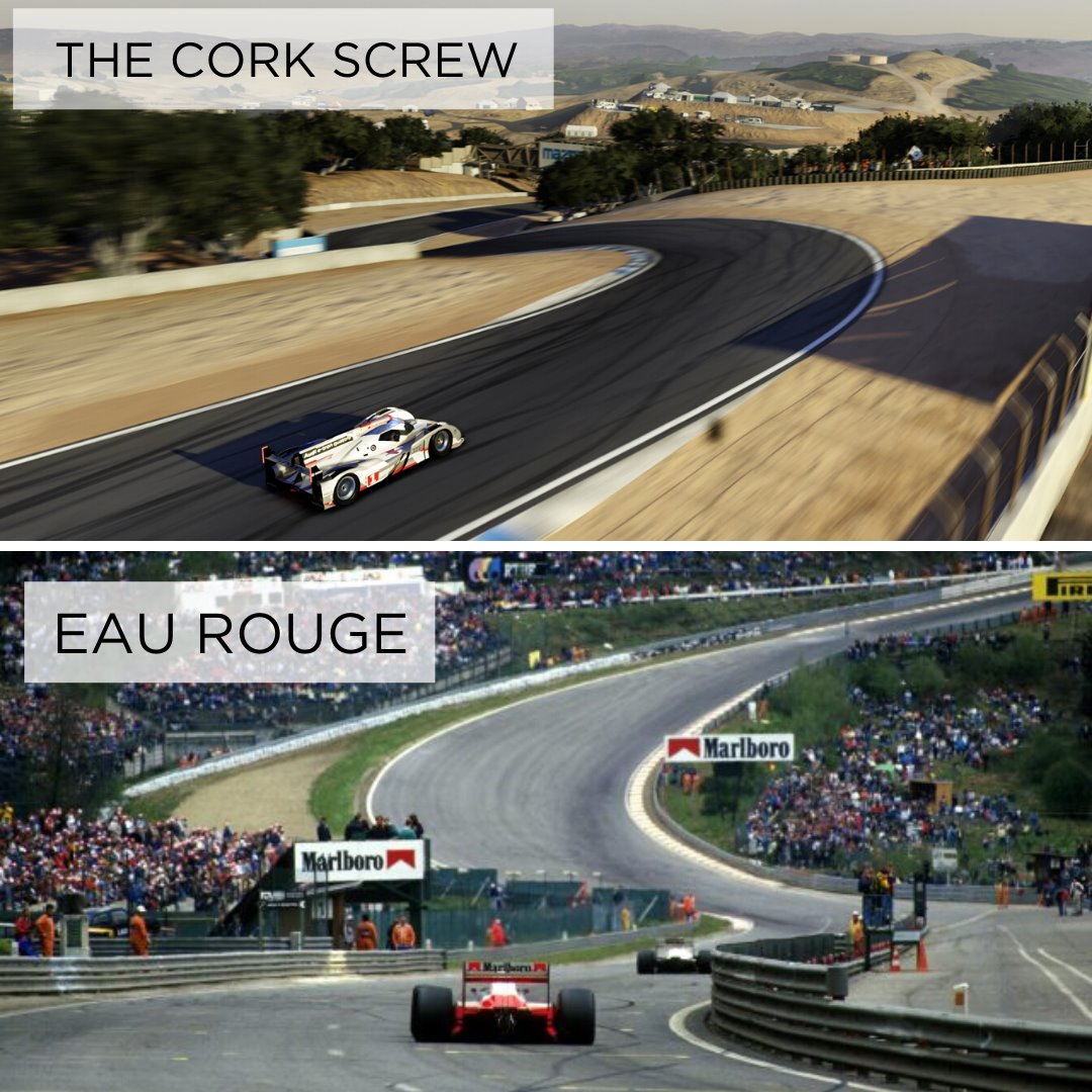 The Race Room - 🏁 Two of the most recognizable corners in motorsports ...