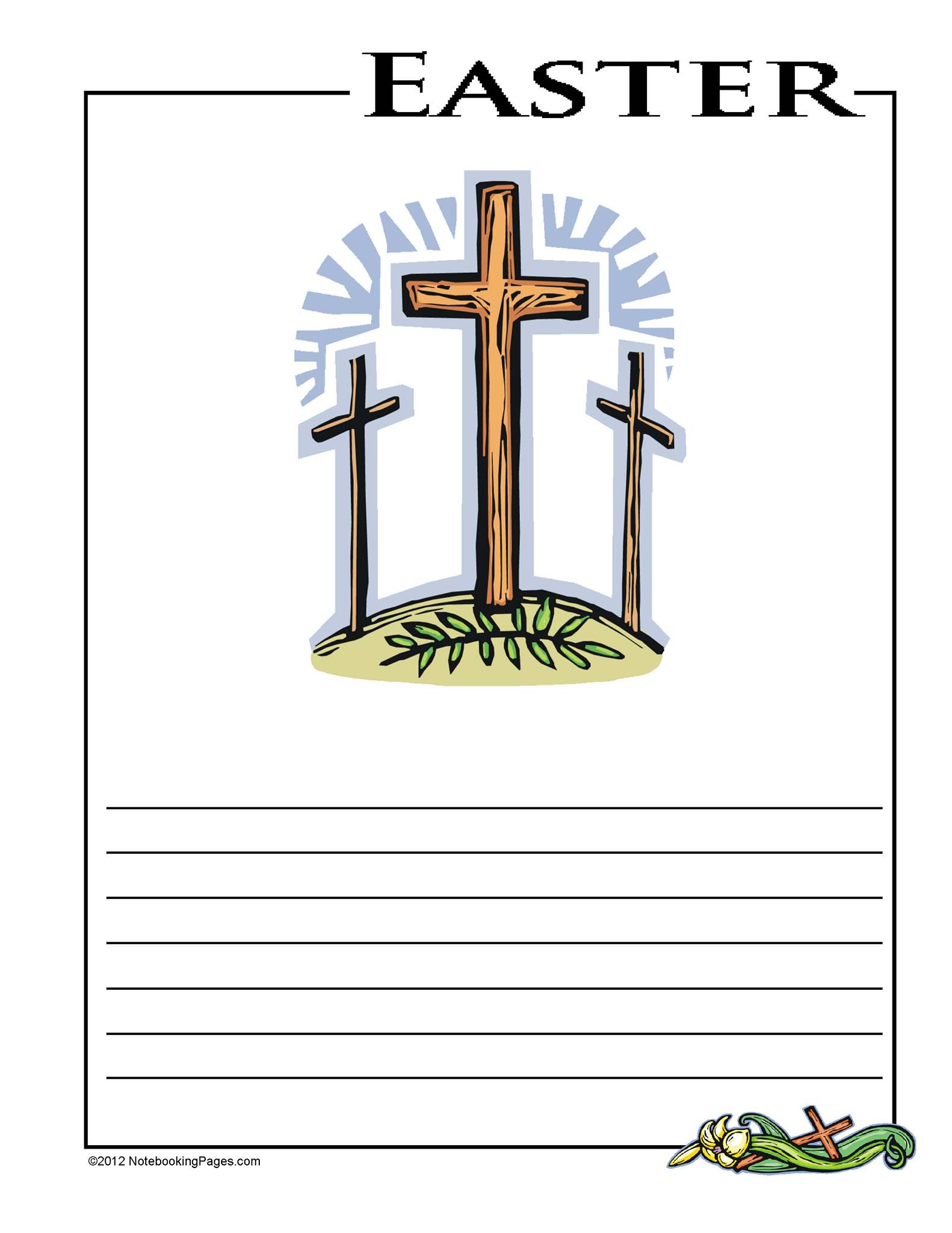 Notebooking - Free Easter Notebooking Pages http://link ...