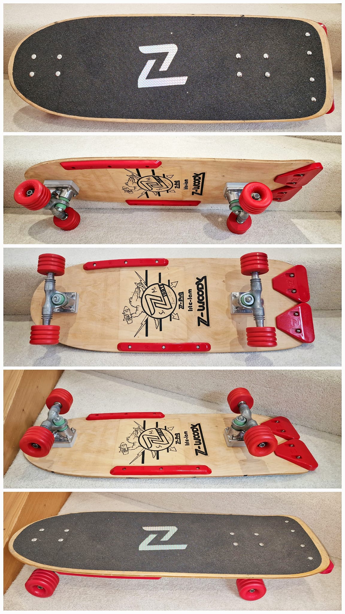 ZFLEX Z-Pig e Wilson スケートボード 1978 Z-Flex George Wilson Lite-Lam Z-Pig skateboard