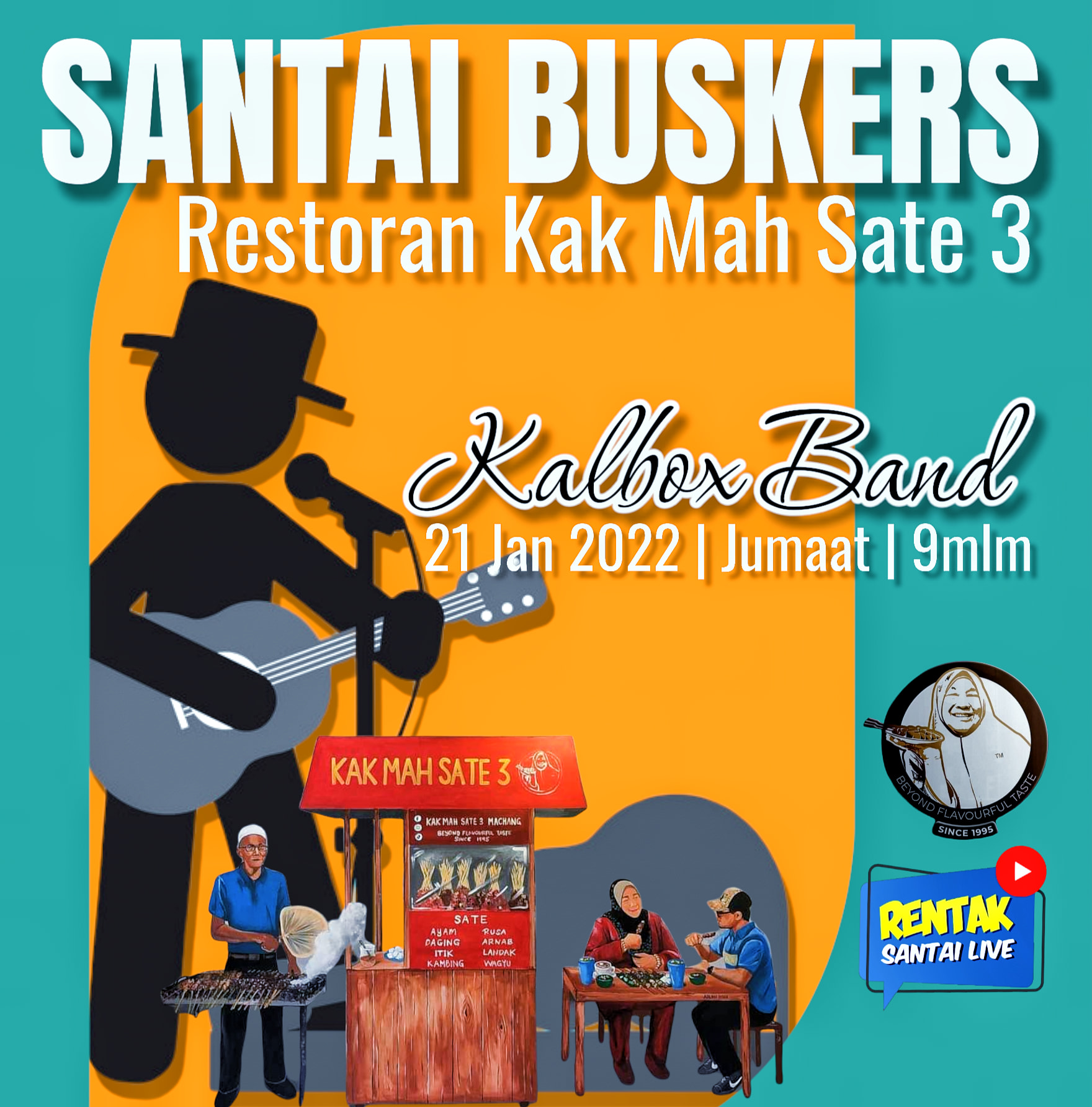 Rentak Santai Live - UNTUK SEGMEN JUMAAT MALAM SABTU DI RSL. KITA AKAN ...