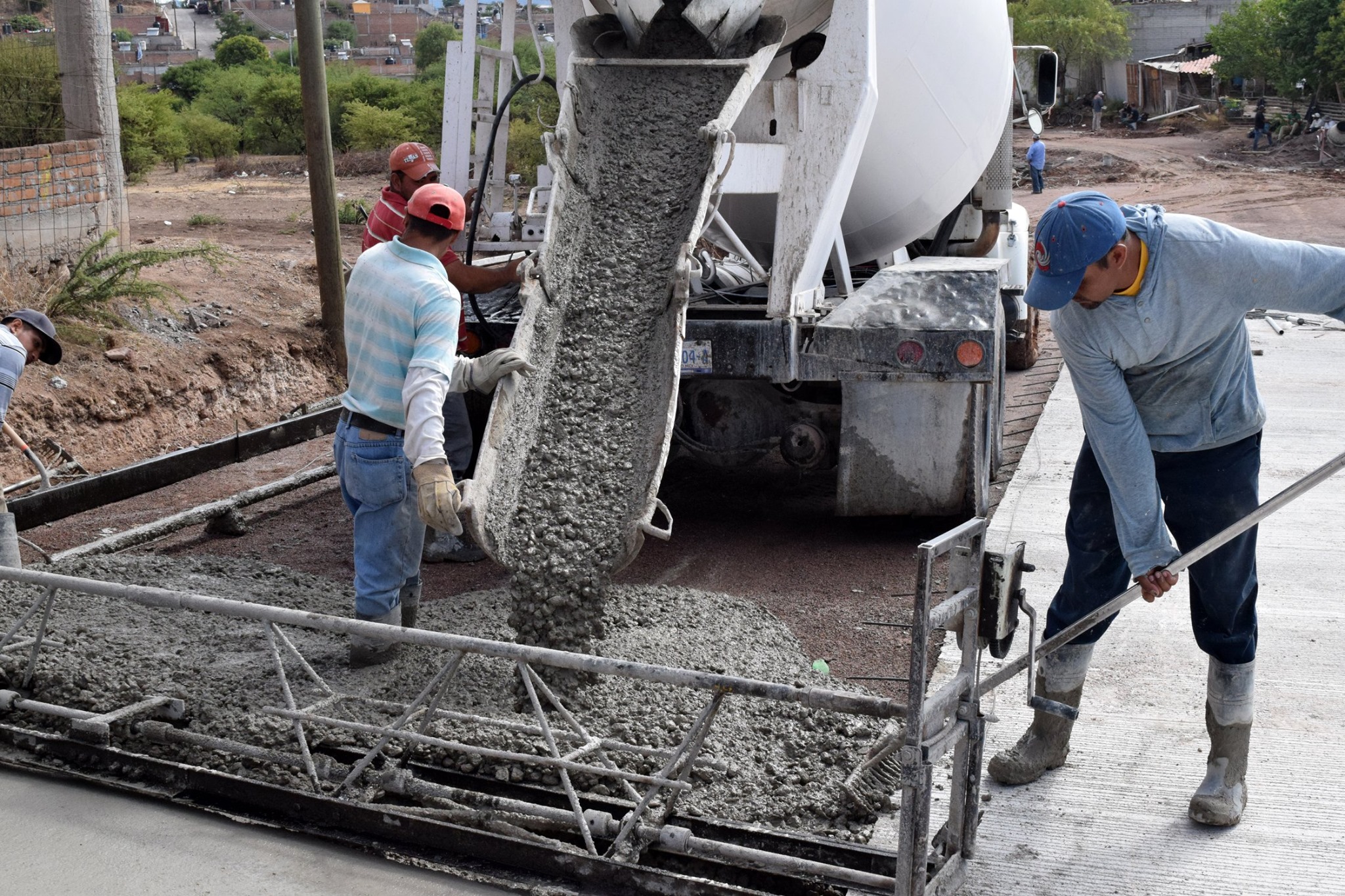 Colado de concreto en la... - Bello Santiago Papasquiaro