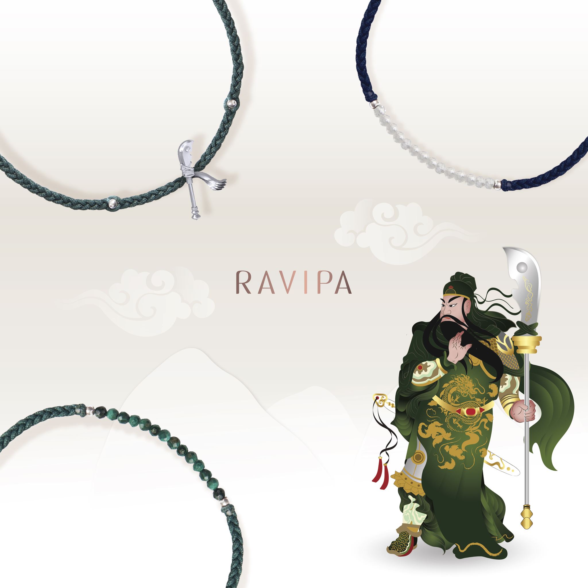 Ravipa - GUAN YU, the meaningful reminder bracelet. 💫 เริ่มต้นปีให้ ...