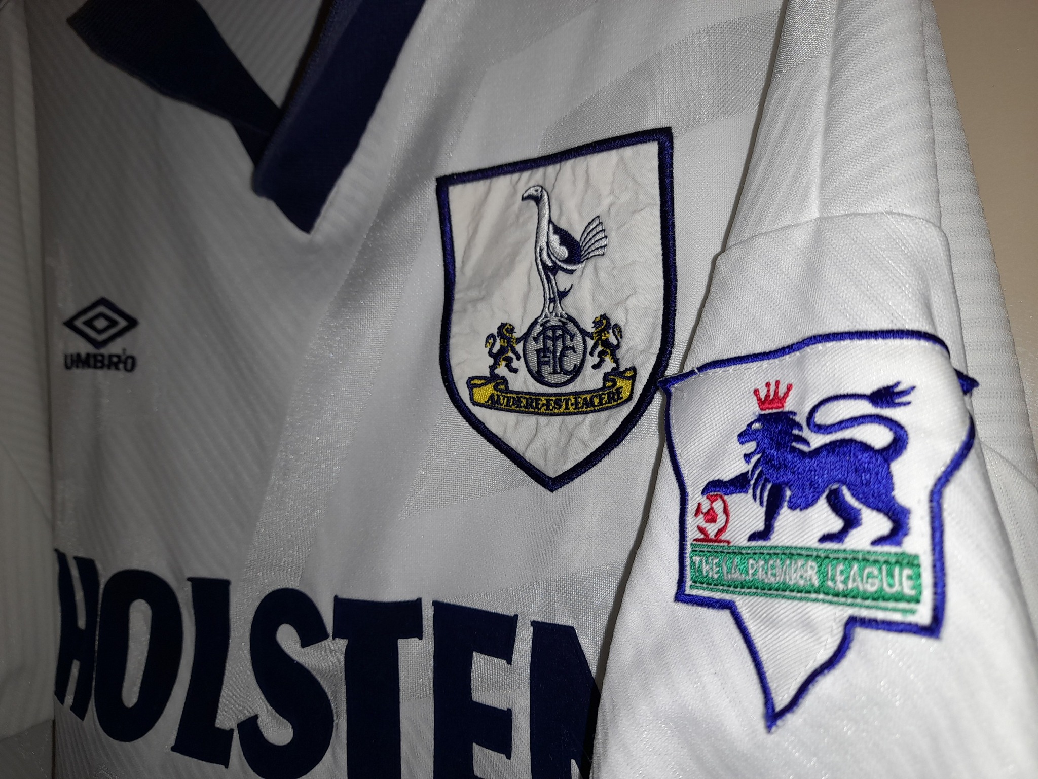 1993-94/94-95 Tottenham player-spec home shirt Charity shop find 