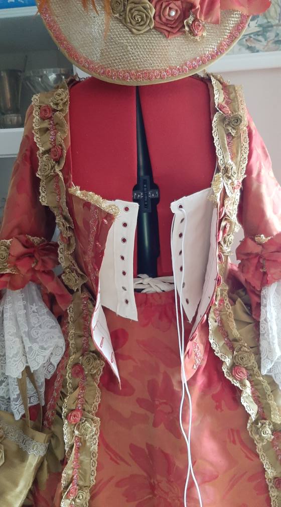 Robe Rouge Camaieu Taille 34-36 - Satin Coton, Sans Manches, Longueur Genou, été