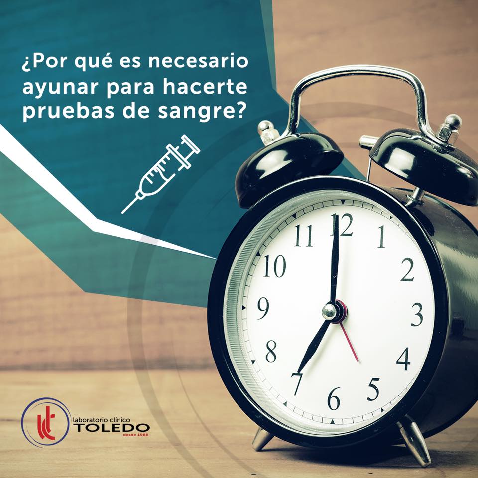 Laboratorio - #ConsejoToledo ¿Para qué pruebas de sangre es necesario ayunar? Se recomienda ...