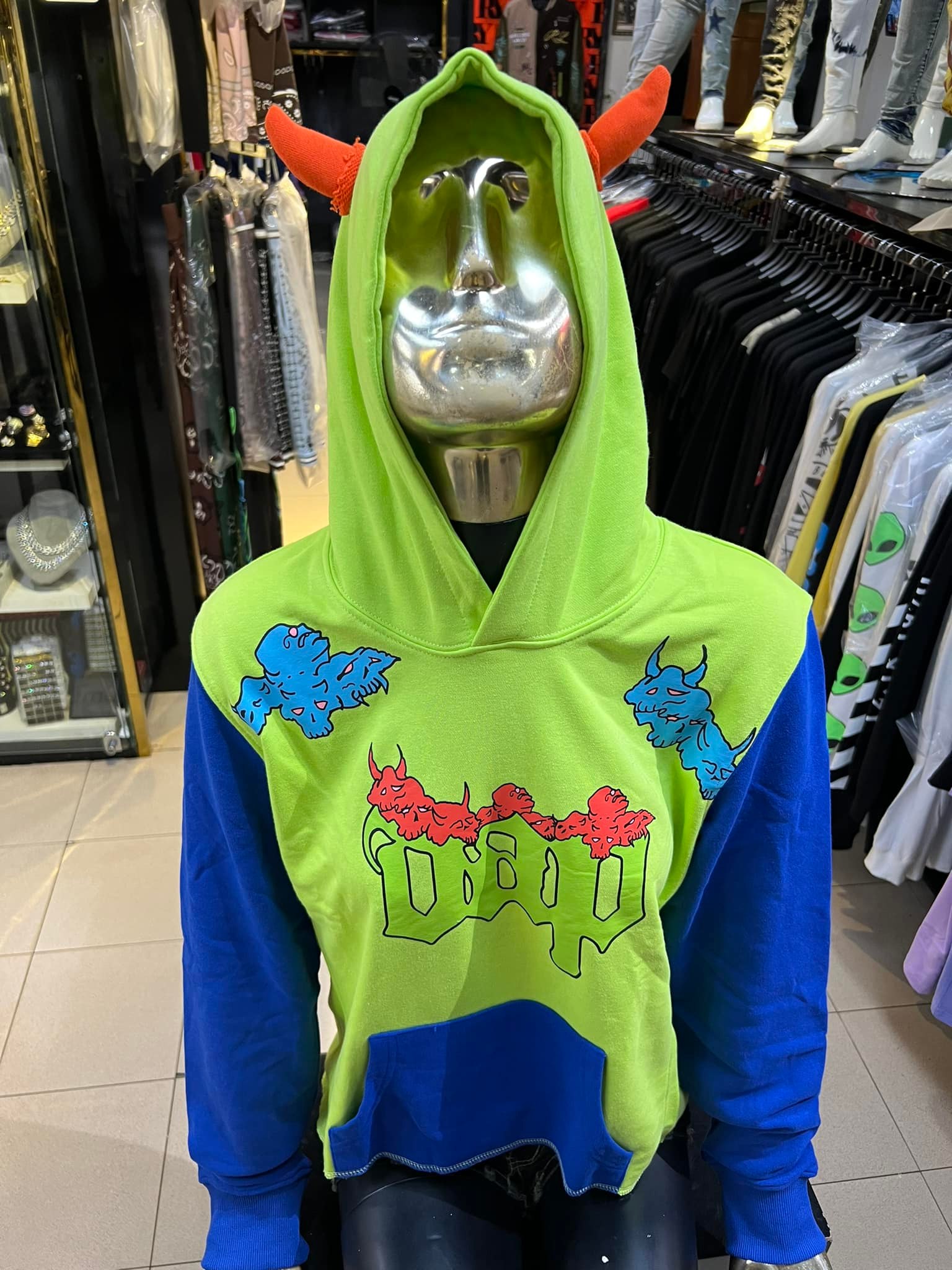 ? Demons At Play Back Hoodie ? ?? M , L , XL ( 68000 , 84000 