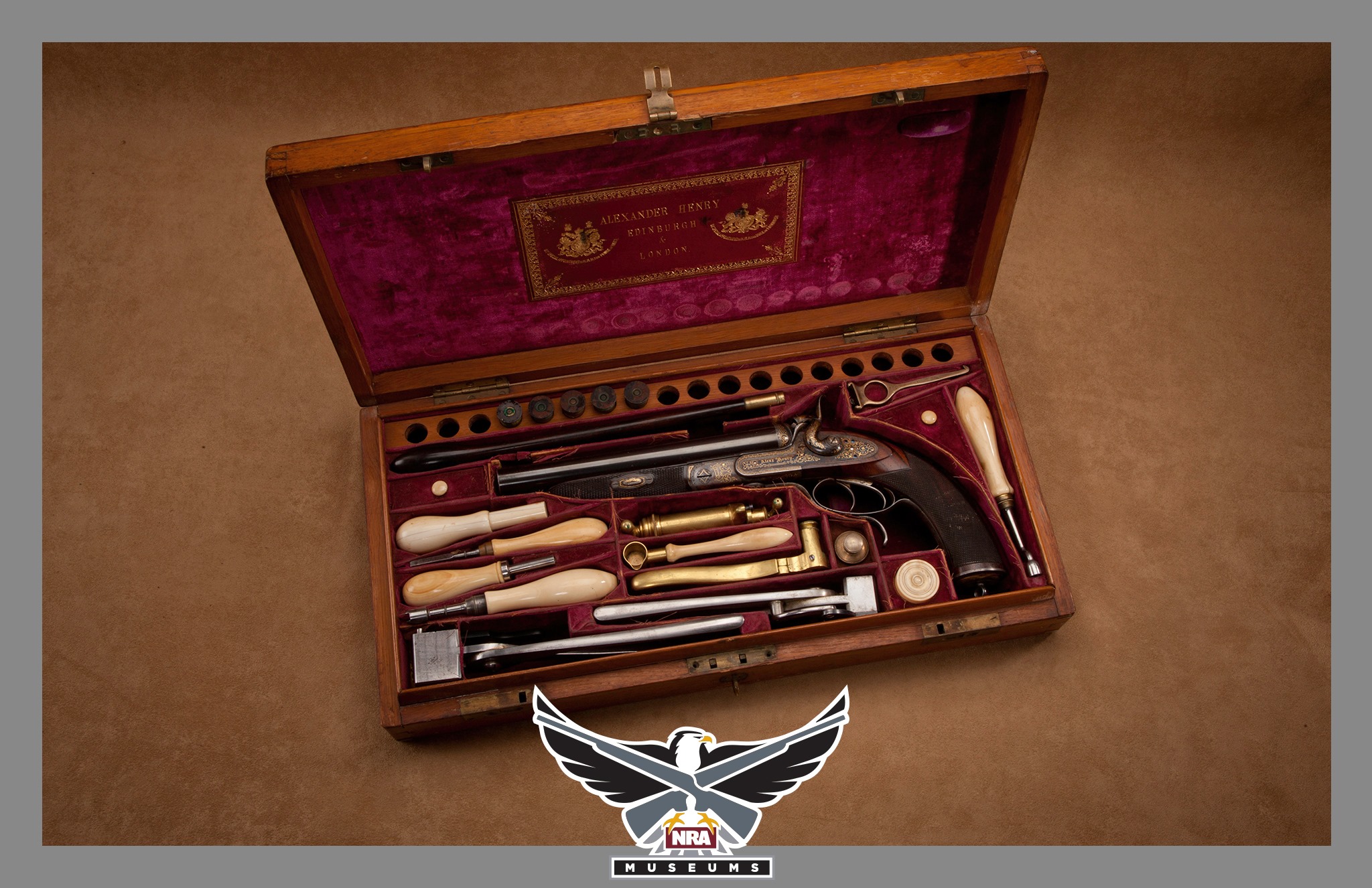 NRA Museums - GUN OF THE DAY - The Howdah Pistol. Our GOTD was made by ...