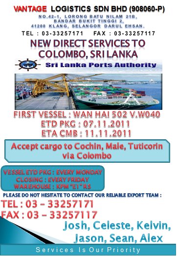 Vantage Logistics Sdn Bhd | Klang