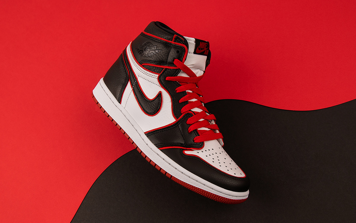 A classic Nike advertisement for the original Air Jordan 1 