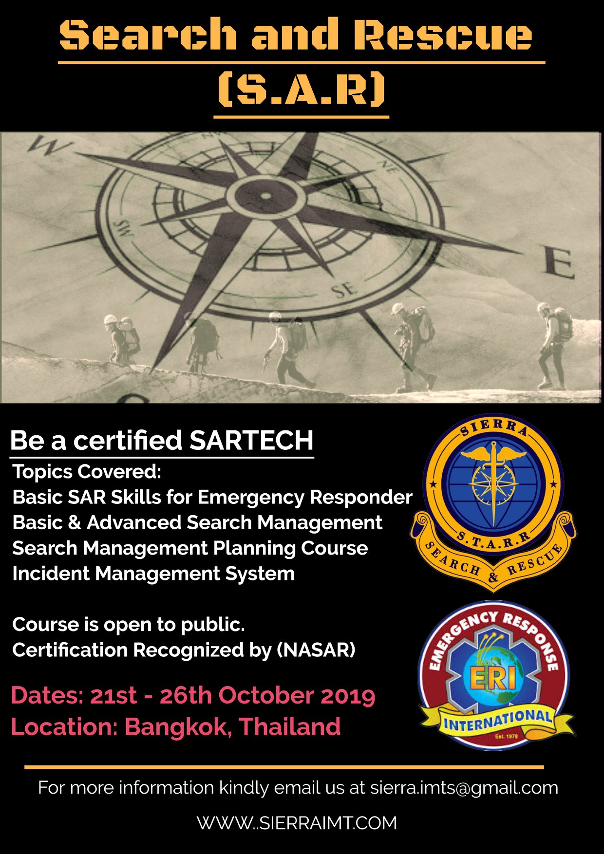 Sierra International Medical Training Solutions - Search and Rescue (S ...