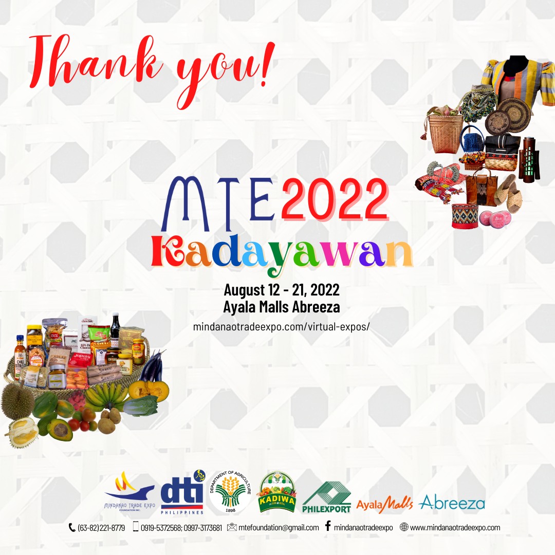 Thank you... - Mindanao Trade Expo Foundation, Inc. - MTEFI | Facebook
