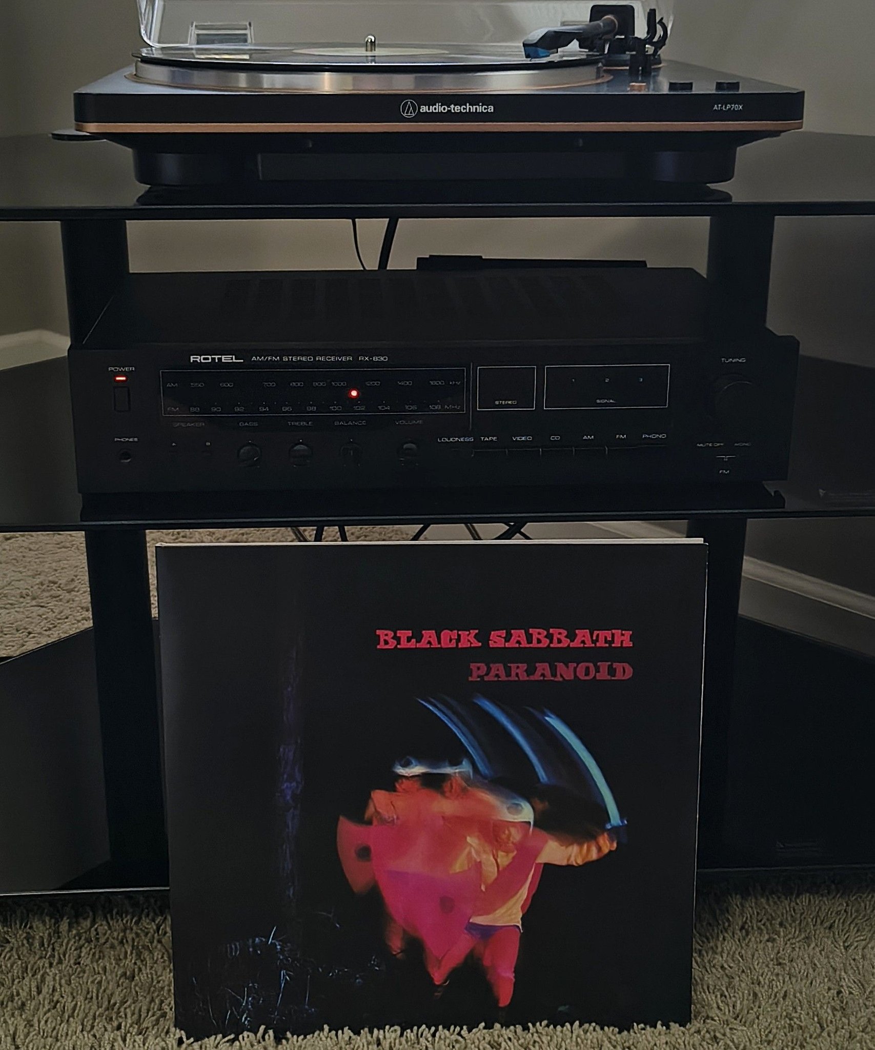 Black Sabbath Paranoid 2012 Remastered 180g Rhino-Warner Canadian